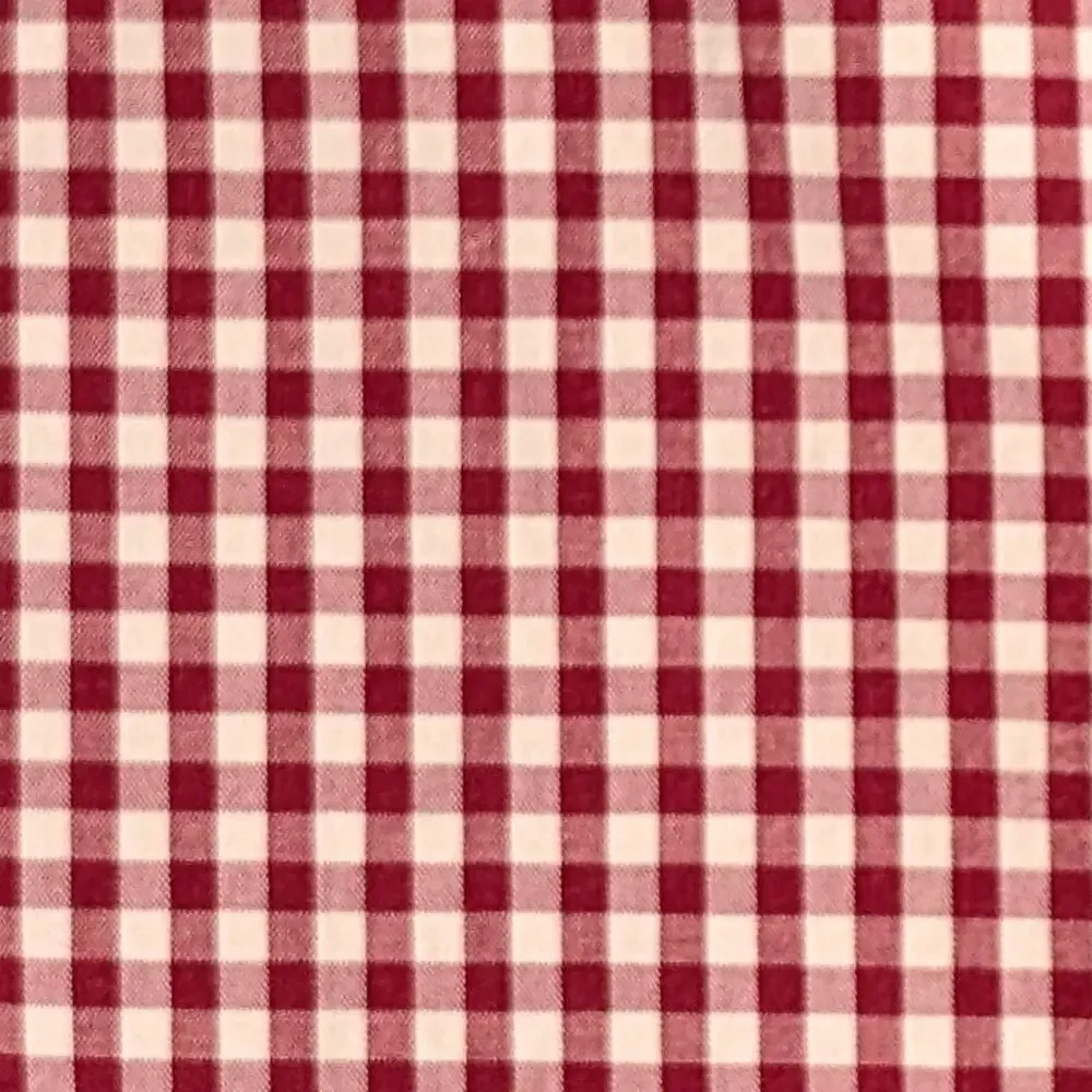 J.Crew Men's Gingham Shorts Cotton Red White Check Flat Front Preppy Size 36
